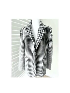 Commense Houndstooth Blazer Jacket